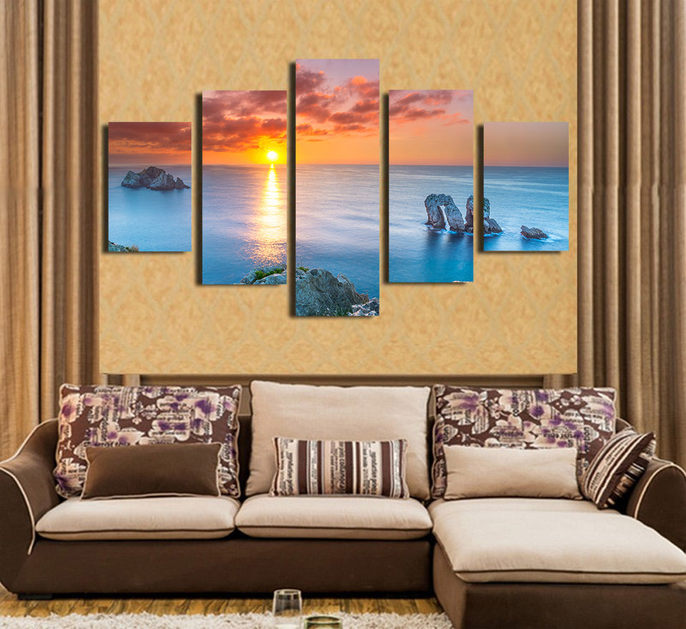 HD Printed cantabria spain bay of biscay Painting Canvas Print room decor print poster picture canvas Free shipping/ny-4985