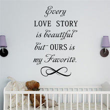 Load image into Gallery viewer, vinyl decal wall sticker for bedroom rooms our love story is favorite home decor hot 8540 other wall art
