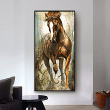 Load image into Gallery viewer, HDARTISAN Wall Art Painting The Horses Canvas Print Posters Animal Pictures For Living Room No Frame

