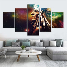 Load image into Gallery viewer, 5 Pieces Classic Movie Tribe Men Field Canvas Pictures Poster HD Prints Wall Art Painting for Home Living Room
