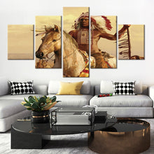 Load image into Gallery viewer, 5 Pieces Classic Movie Tribe Men Field Canvas Pictures Poster HD Prints Wall Art Painting for Home Living Room
