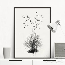 Load image into Gallery viewer, Vintage Landscape Tree Canvas Art Print Poster,  Wall Pictures for Home Decoration, Giclee Print Wall Decor S16044
