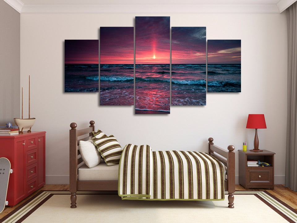 HD Printed beach sea Group Painting Canvas Print room decor print poster picture canvas Free shipping/ny-389