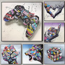 Load image into Gallery viewer, Gamepad Canvas Art Posters and Print
