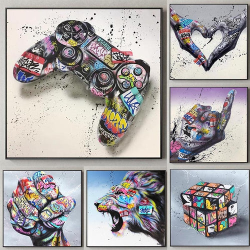 Gamepad Canvas Art Posters and Print