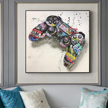 Load image into Gallery viewer, Gamepad Canvas Art Posters and Print Game Controller Canvas Paintings
