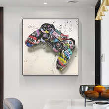 Load image into Gallery viewer, Gamepad Canvas Art Posters and Print Game Controller Canvas Paintings
