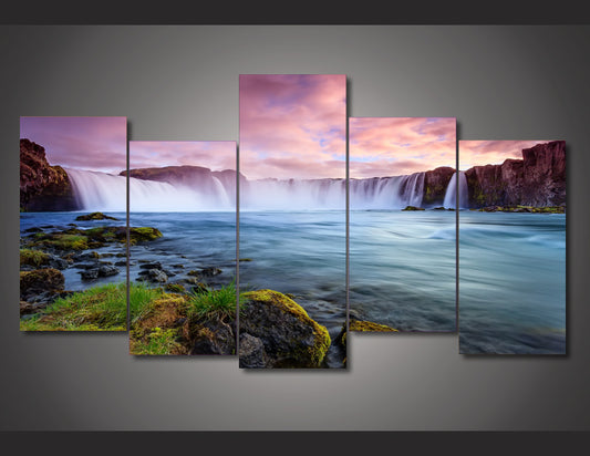 HD Printed Falls Scenic Painting Canvas Print room decor print poster picture canvas Free shipping/ny-2982