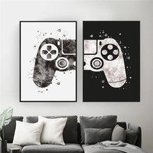 Load image into Gallery viewer, Gamer wall art Game controller canvas print
