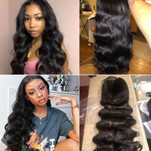 Load image into Gallery viewer, 180% Density Body Wave Lace Front Wig Lace Closure Wig Human Hair Wigs For Black Women 4x4 Closure Wig Brazilian Hair Wigs Beyo
