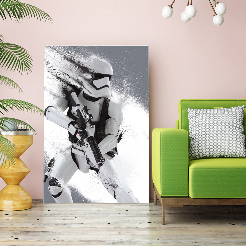 HD Printed 1 piece canvas art Star Wars storm trooper painting wall art Canvas room decor  poster canvas Free shipping/ny-6375
