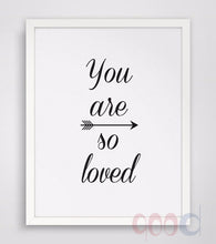 Load image into Gallery viewer, You Are Loved Quote Canvas Painting Poster, Wall Pictures For Home Decoration, Frame not include 218
