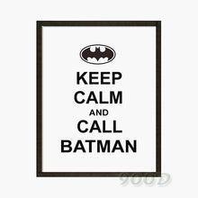 Load image into Gallery viewer, Batman Quote Canvas Art Print Poster, Wall Pictures for Home Decoration, Frame not include FA310
