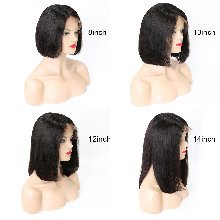 Straight Bob Closure Wig 4X4 Lace Closure Wig Short Human Hair Wigs For Women Pre Plucked Brazilian Hair Wigs Beyo Remy Hair