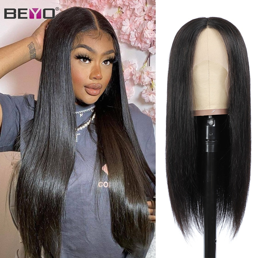 Straight Lace Front Wig Human Hair Wigs