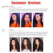 Load image into Gallery viewer, Deep Wave Frontal Wig Transparent Lace Wigs Wet And Wavy 13x4 Lace Front Human Hair Wigs Brazilian Deep Wave Wigs Beyo Hair
