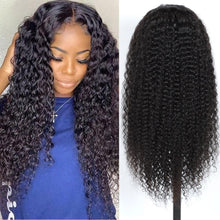 Load image into Gallery viewer, Deep Wave Frontal Wig Transparent Lace Wigs Wet And Wavy 13x4 Lace Front Human Hair Wigs Brazilian Deep Wave Wigs Beyo Hair
