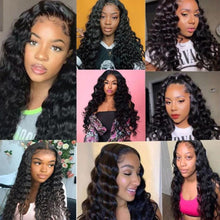 Load image into Gallery viewer, Loose Deep Wave Wig Lace Front Human Hair Wigs For Women Loose Deep Transparent Lace Wigs Brazilian Hair Wigs T Part Wig Remy
