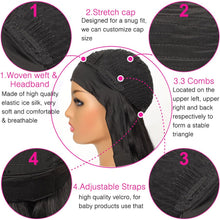 Load image into Gallery viewer, Straight Headband Wig Glueless Human Hair for Black Women Beyo Remy Hair Wigs Full Machine Made Wig 150% Density
