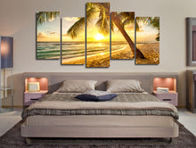 Load image into Gallery viewer, HD Printed palm tree beach picture Painting wall art room decor print poster picture canvas Free shipping/ny-690
