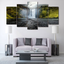Load image into Gallery viewer, HD Printed Natural waterfall landscape Painting Canvas Print room decor print poster picture canvas Free shipping/ny-2984

