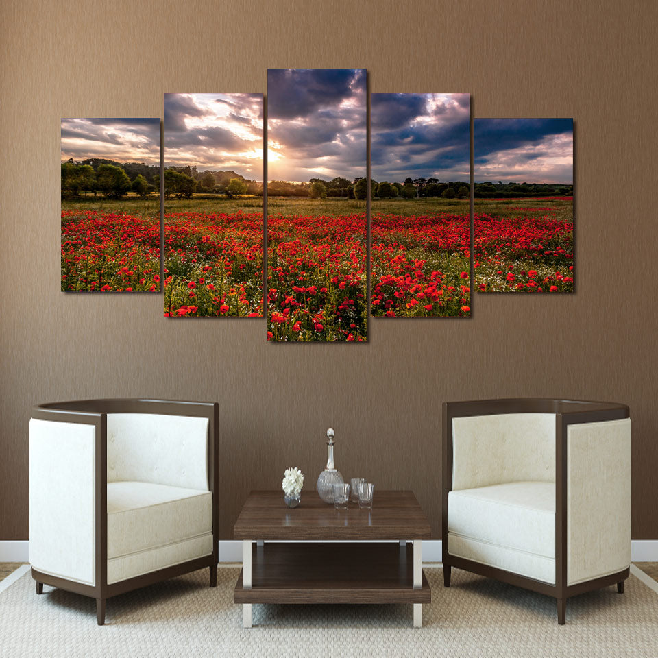 HD Printed Nature Flower Group Painting Canvas Print room decor print poster picture canvas Free shipping/ny-1542