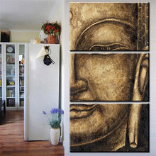 Load image into Gallery viewer, The original High Quality HD print Oil Painting 3 Panel Wall Art Religion Buddha Oil Painting On Canvas NO Framed wall picture
