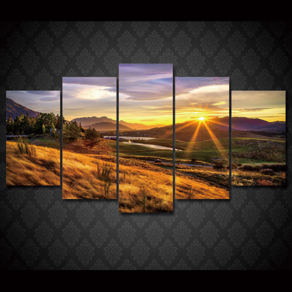 HD Printed nature sunset Painting on canvas room decoration print poster picture canvas Free shipping/ny-1418