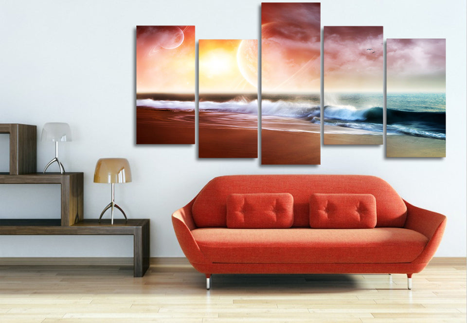 HD Printed Seaview wonders picture Painting wall art room decor print poster picture canvas Free shipping/ny-1104