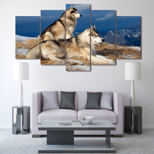 Load image into Gallery viewer, HD Printed Snowy dogs Painting Canvas Print room decor print poster picture canvas Free shipping/ny-2981
