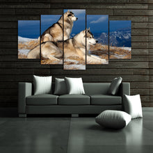Load image into Gallery viewer, HD Printed Snowy dogs Painting Canvas Print room decor print poster picture canvas Free shipping/ny-2981
