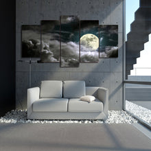 Load image into Gallery viewer, HD Printed Full Moon Heavy Clouds Painting Canvas Print room decor print poster picture canvas Free shipping/ny-2721
