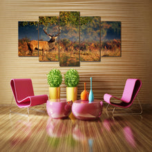 Load image into Gallery viewer, HD Printed big deer under tree Group Painting Canvas Print room decor print poster picture canvas Free shipping/ny-797
