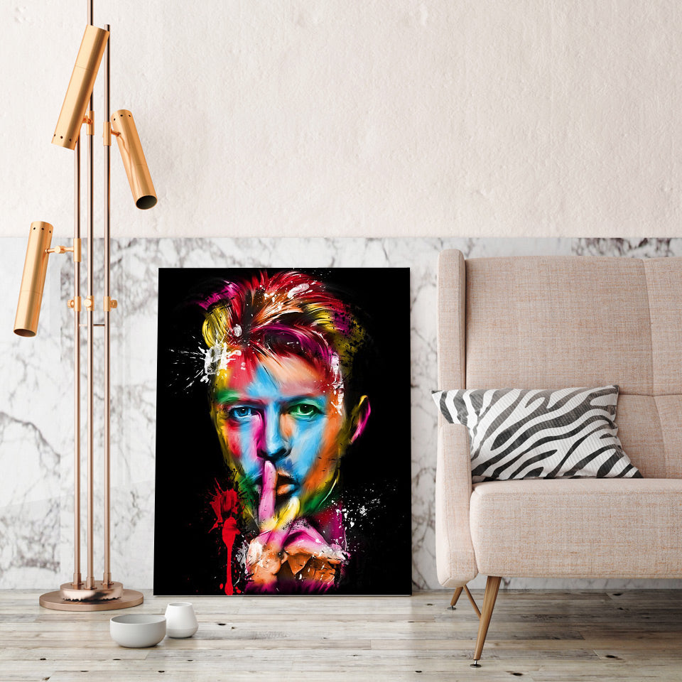 HD Printed Rock singer David Bowie Painting on canvas room decoration print poster picture canvas Free shipping/ny-6377