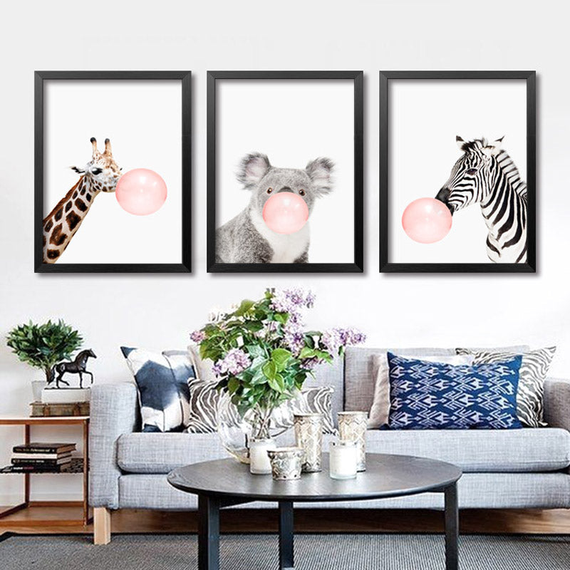 Wall Pictures Bubble Posters And Prints Wall Pictures For Living room Animal Wall Art Canvas Painting Nordic Poster Unframe