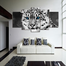 Load image into Gallery viewer, HD Printed snow leopard black white picture Painting wall art room decor print poster picture canvas Free shipping/ny-621
