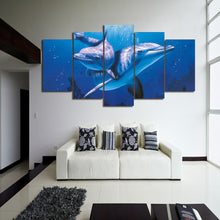 Load image into Gallery viewer, HD Printed Animal delfin Painting Canvas Print room decor print poster picture canvas Free shipping/ny-2976
