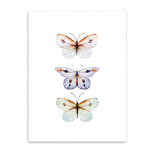 Load image into Gallery viewer, Watercolor Butterfly Canvas Art Print Painting Poster,  Wall Pictures for Home Decoration, Giclee Print Wall Decor S16016
