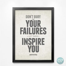 Load image into Gallery viewer, English Inspirational Quote Canvas Art Print Poster, Office Wall Pictures For Home Decoration, Frame Not Include HD1836
