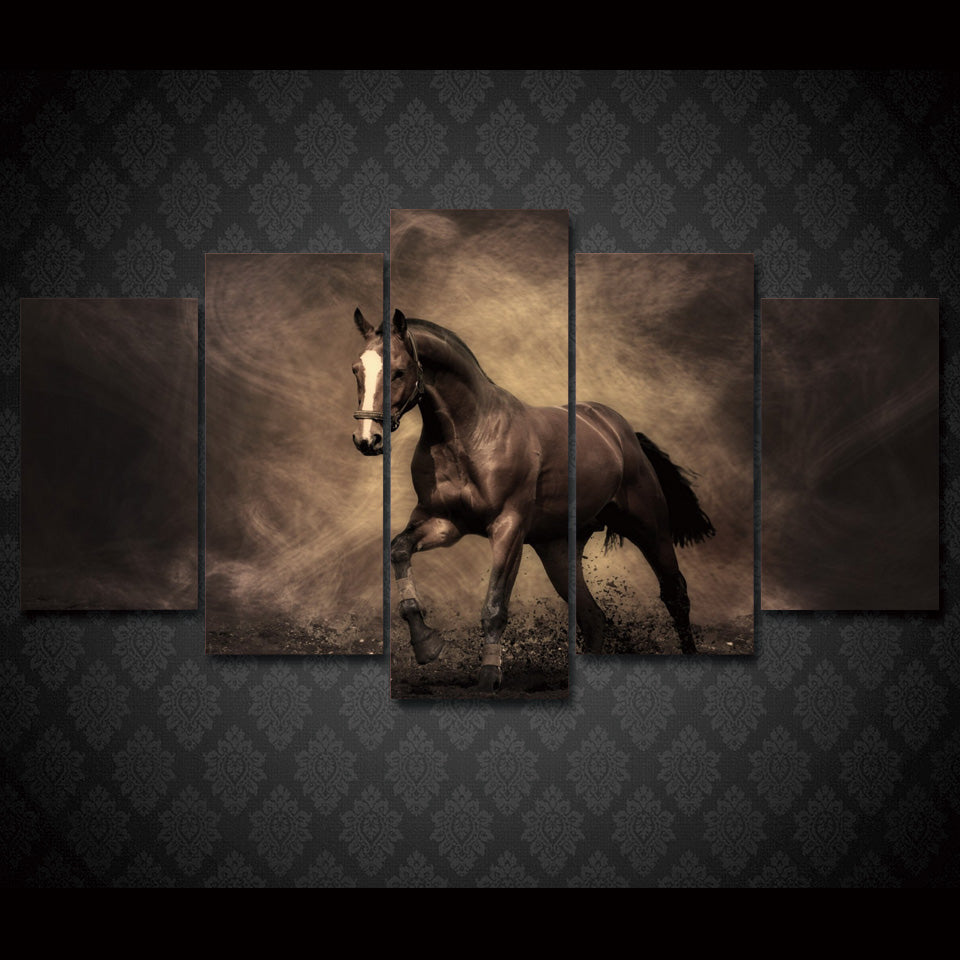 HD Printed Animal horse Painting Canvas Print room decor print poster picture canvas Free shipping/ny-2865