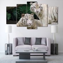 Load image into Gallery viewer, HD Printed White Tiger Landscape Group Painting room decor print poster picture canvas Free shipping/ny-031
