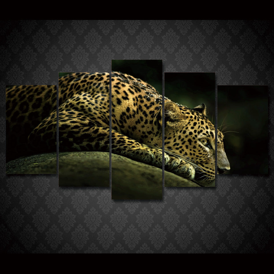 HD Printed Animal leopard picture Painting wall art room decor print poster picture canvas Free shipping/ny-681