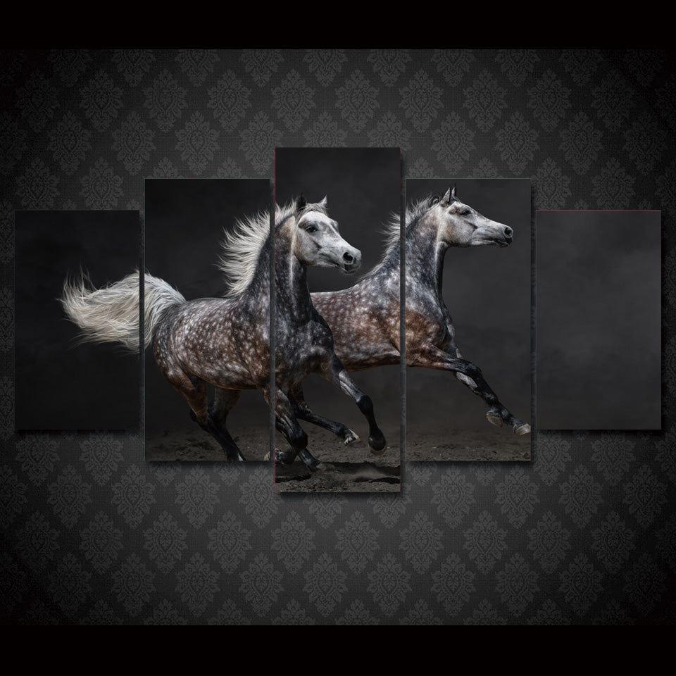 HD Printed Galloping horses Painting Canvas Print room decor print poster picture canvas Free shipping/ny-1649
