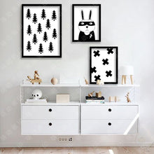 Load image into Gallery viewer, Rabbit Tree Posters And Prints Wall Art Canvas Painting Canvas Nordic Decoration Wall Pictures For Living Room No Poster Frame
