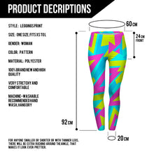 Load image into Gallery viewer, Women Legins Neon Fitness Printing Fashion Legging Woman Casual High Waist Leggings
