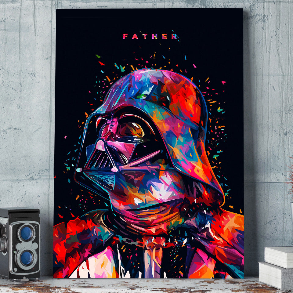 HD 1 piece canvas art printed star wars Black Knight Painting Canvas Print room decor posters and prints Free shipping/ny-6363