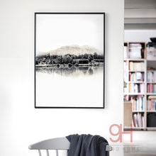 Load image into Gallery viewer, Nordic Style River Canvas Art Print Painting Poster, Landscape Wall Pictures for Home Decoration, Wall Decor BW011
