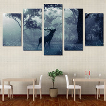 Load image into Gallery viewer, HD Printed Snow animal deer forest Painting Canvas Print room decor print poster picture canvas Free shipping/ny-4187
