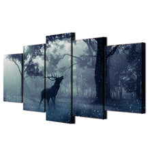 Load image into Gallery viewer, HD Printed Snow animal deer forest Painting Canvas Print room decor print poster picture canvas Free shipping/ny-4187
