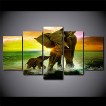 Load image into Gallery viewer, HD Printed Elephant Family Painting Canvas Print room decor print poster picture canvas Free shipping/ny-3090
